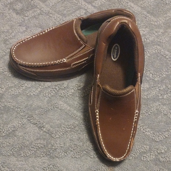 Dr. Scholl's Other - Dr. Scholl's Advanced Comfort Leather Classic Brown Loafers